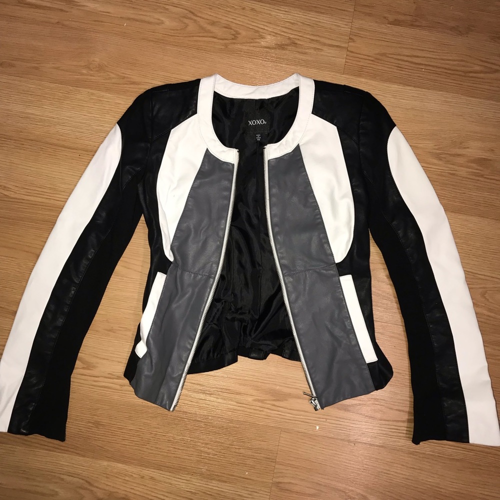 Leather jacket xoxo